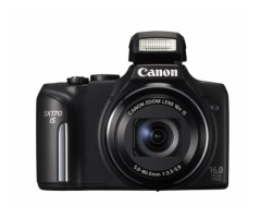 Canon PowerShot SX170 IS  - 16x zoom optique - noir - Canon