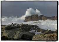 Tempête sur les rochers de St Guénolé