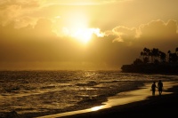 Lever de soleil sur la plage de Punta Cana - République Dominicaine