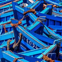 Barques à Essaouira 