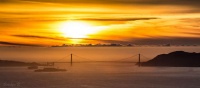 Golden Gate ; Golden Sunset