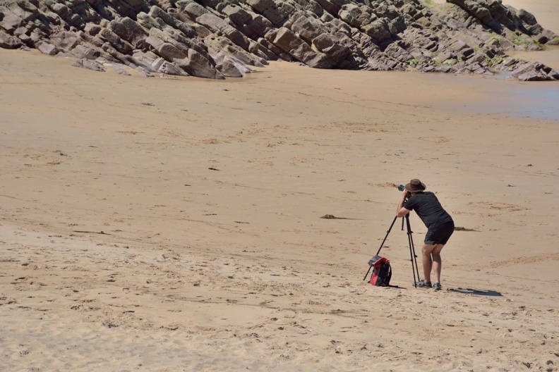 Le photographe sur la plage.JPG