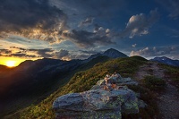 Sentier en montagne