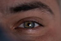 Oeil bleu