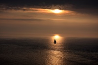 Soleil couchant au Cap Frehel