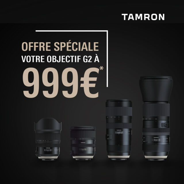 Offre de fin d’année sur les objectifs Tamron série G2