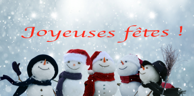 Joyeuses fêtes de fin d’année !