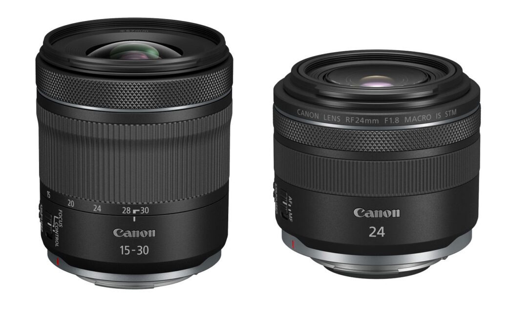 Deux objectifs grand-angle Canon RF
