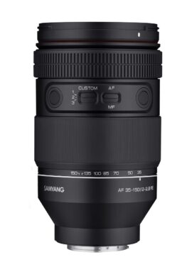 Un Samyang 35-150 mm f/2-2,8 pour Sony à monture E