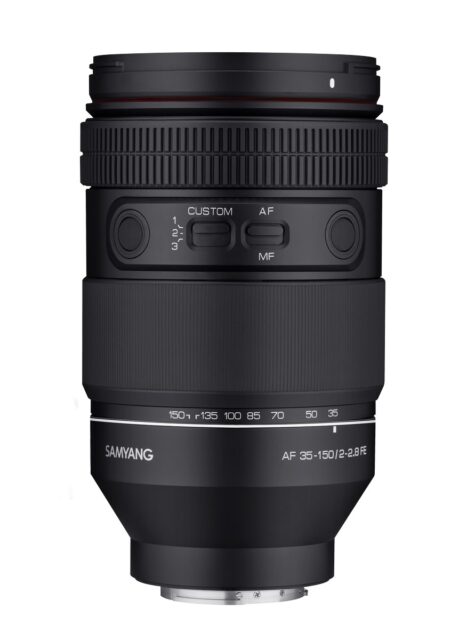 Un Samyang 35-150 mm f/2-2,8 pour Sony à monture E