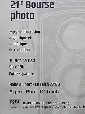 21e Bourse photo Le Teich