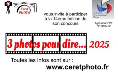 3 photos pour dire...